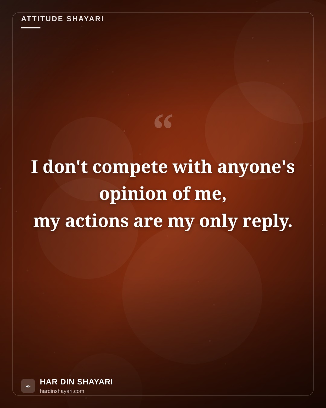 Attitude Shayri in English