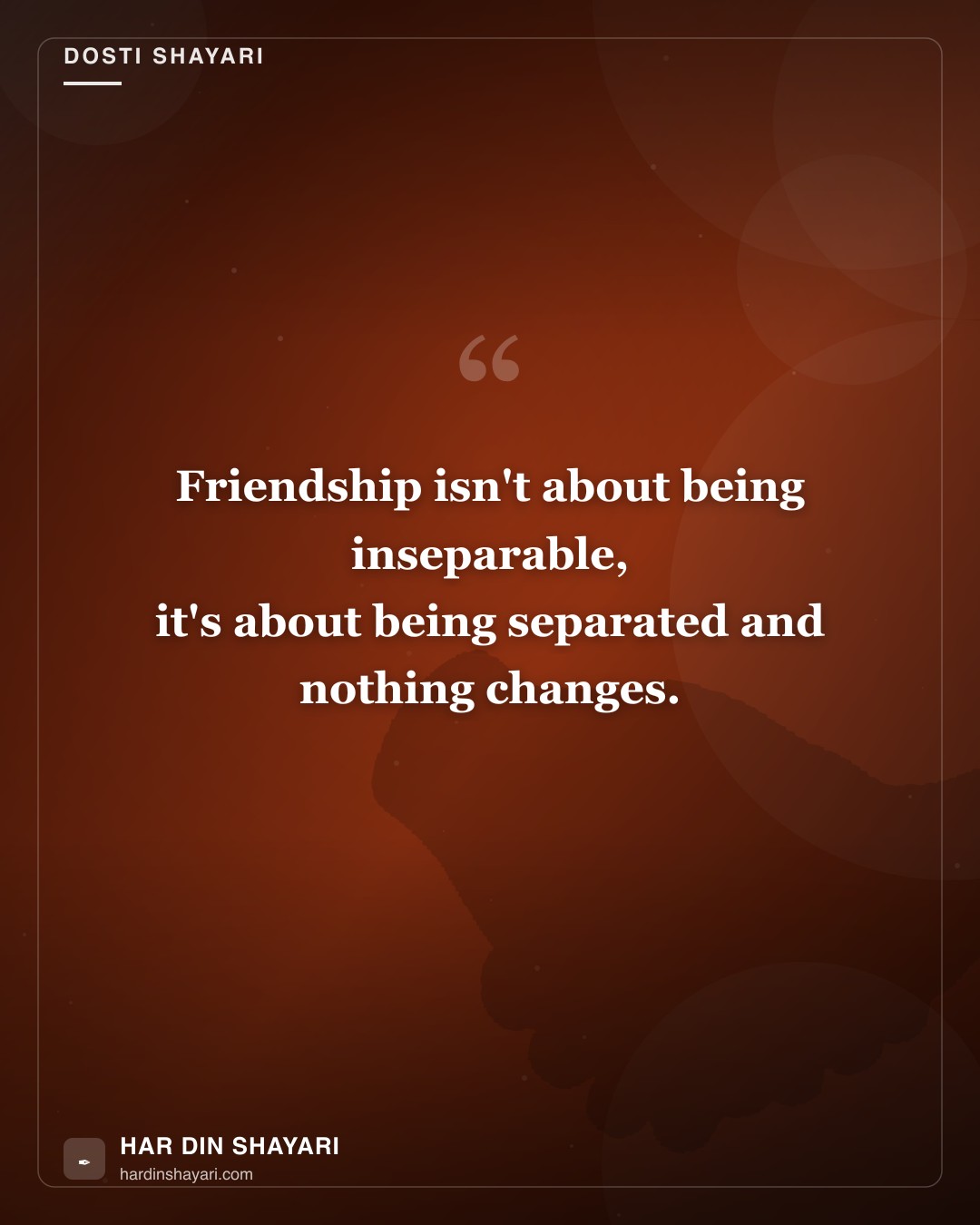 Dosti Shayari English Translation