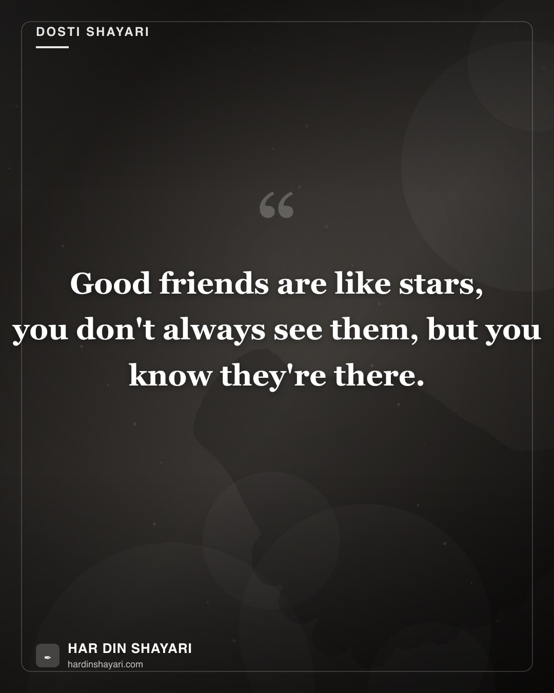Friendship Status in English