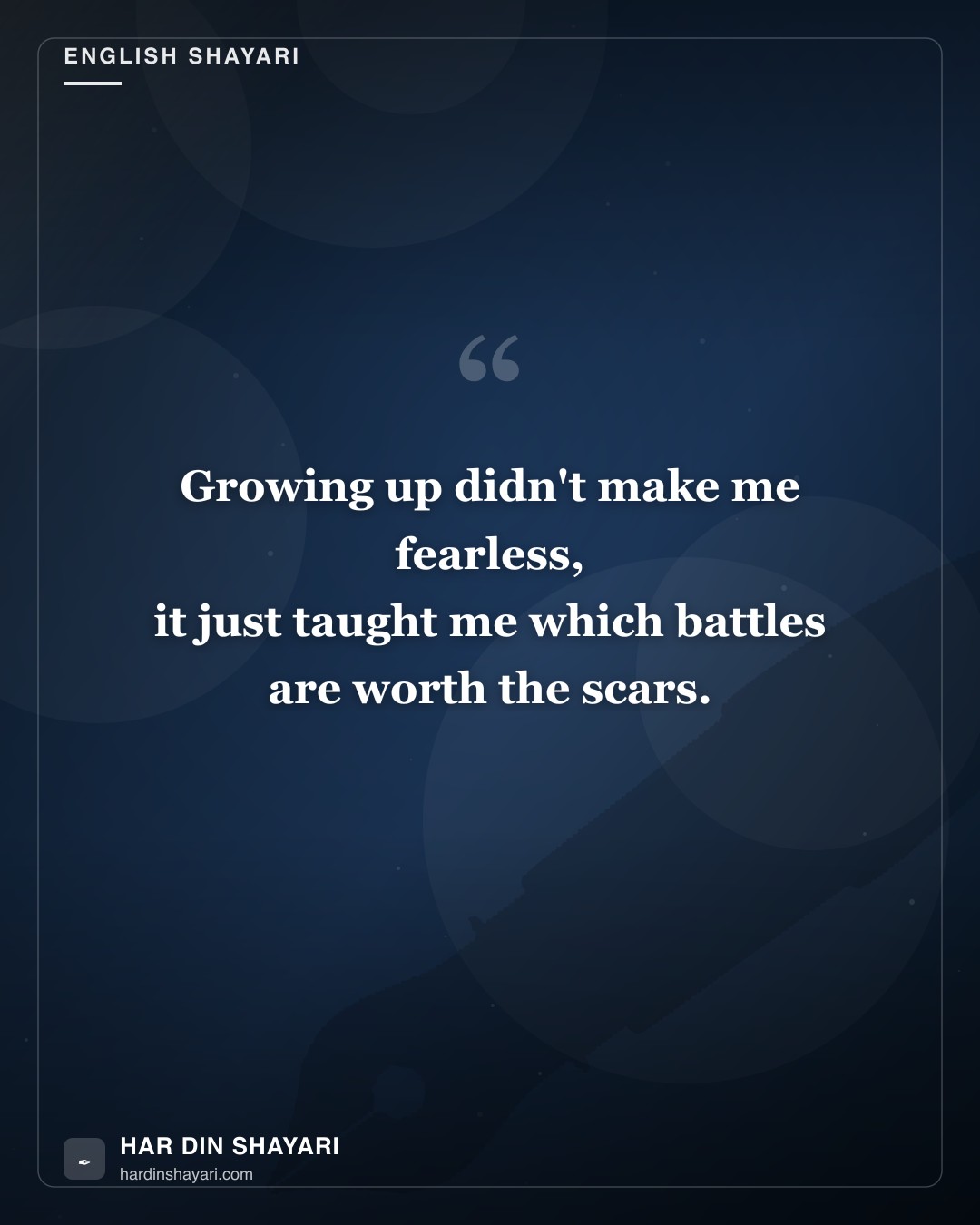 Adult Shayari in English — Reflections of a Grown Heart