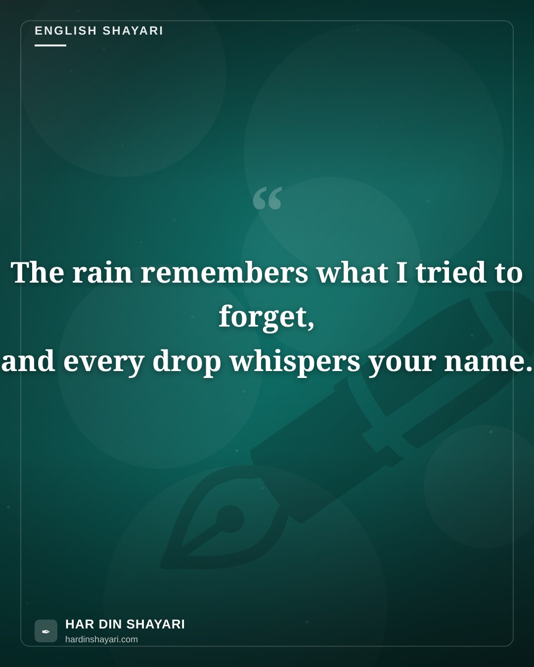 Barish Shayari 2 Line English