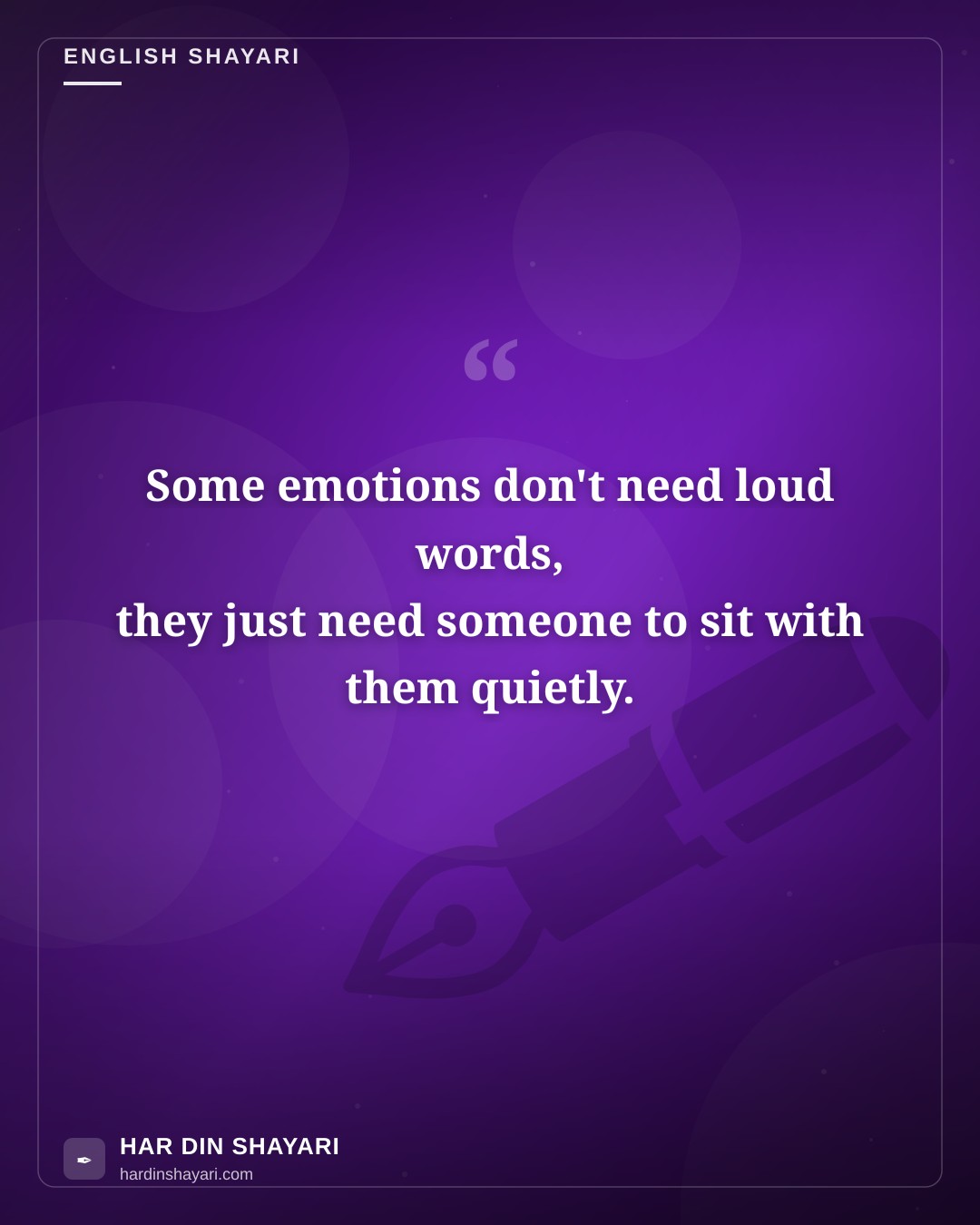 Emotional Shayari English