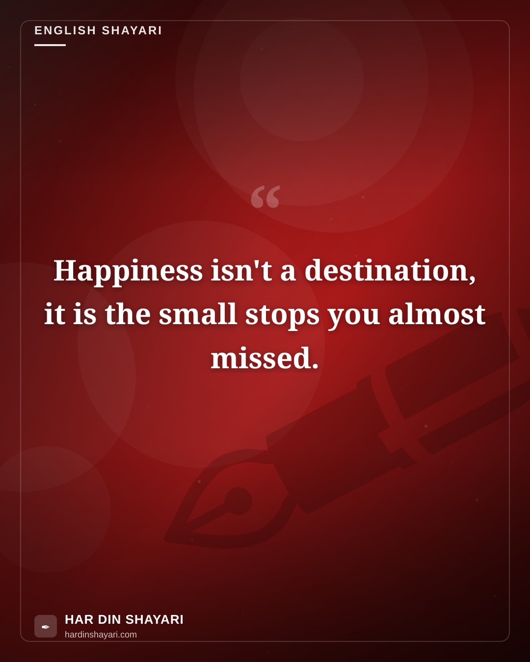 Happiness Shayari in English