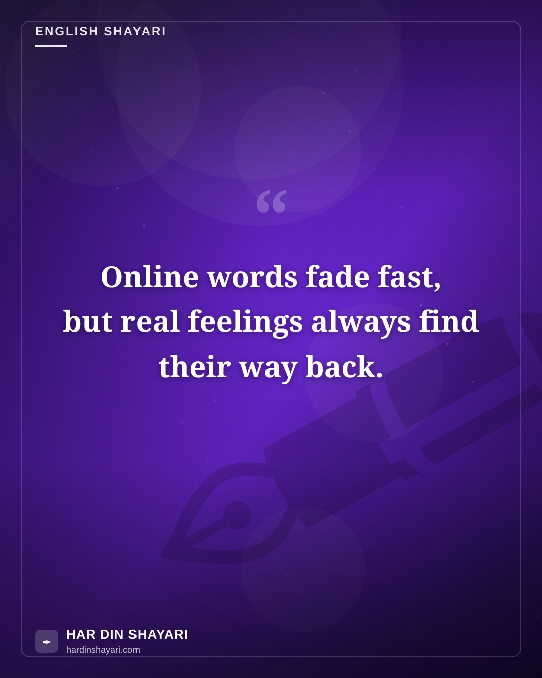 Online Shayari English