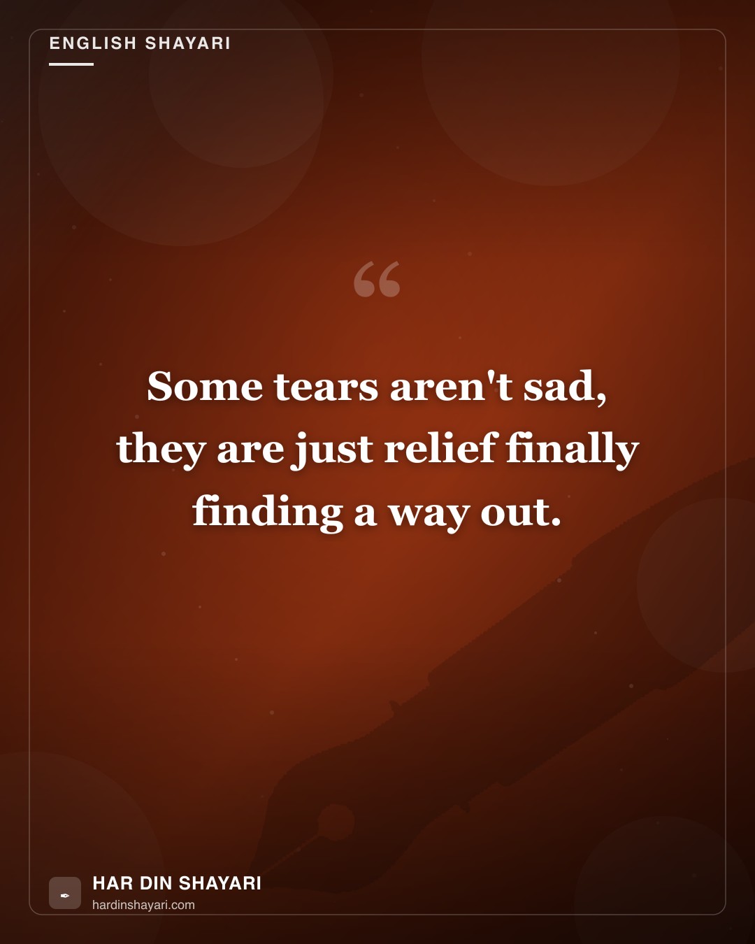 Rone Wali Shayari English