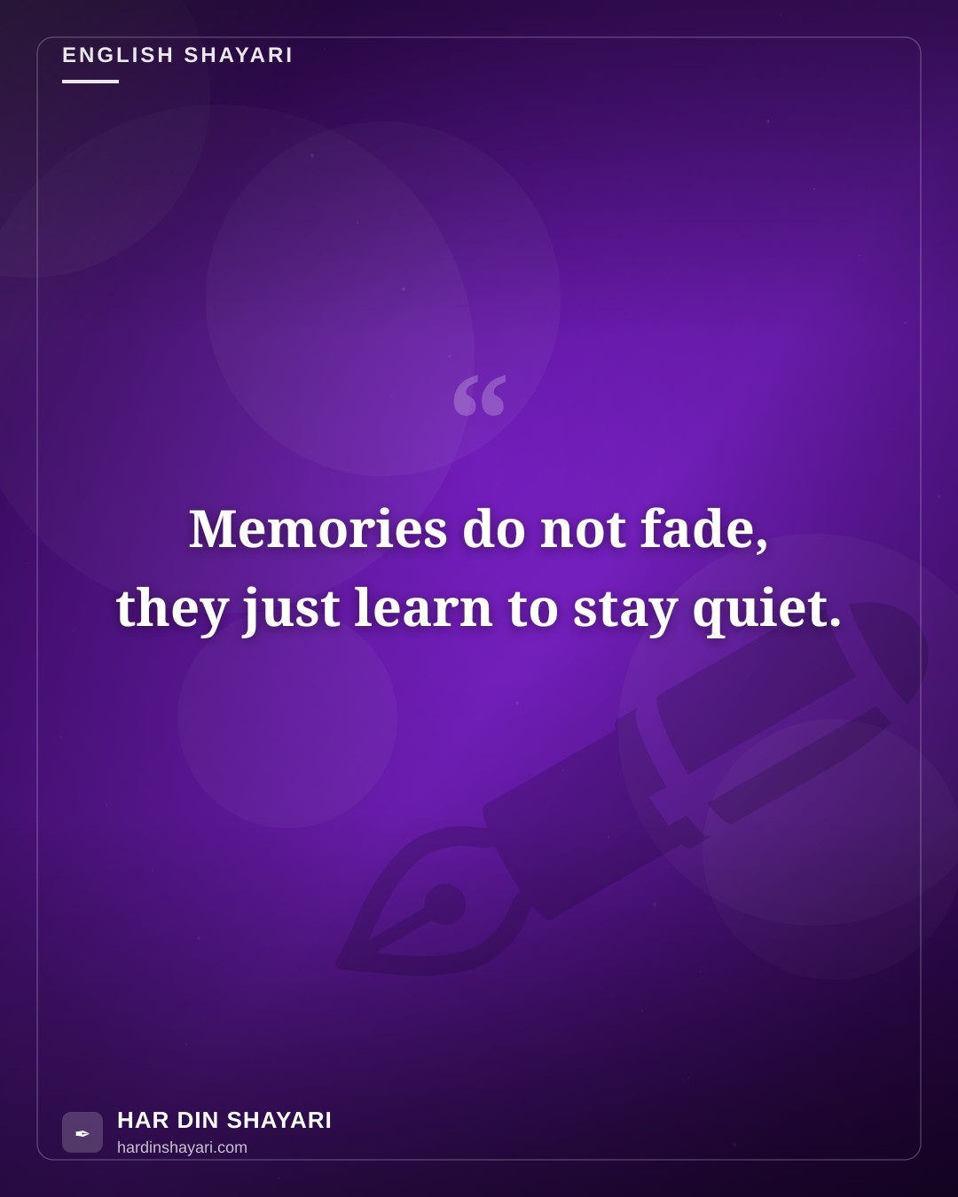 Yaad Shayari in English