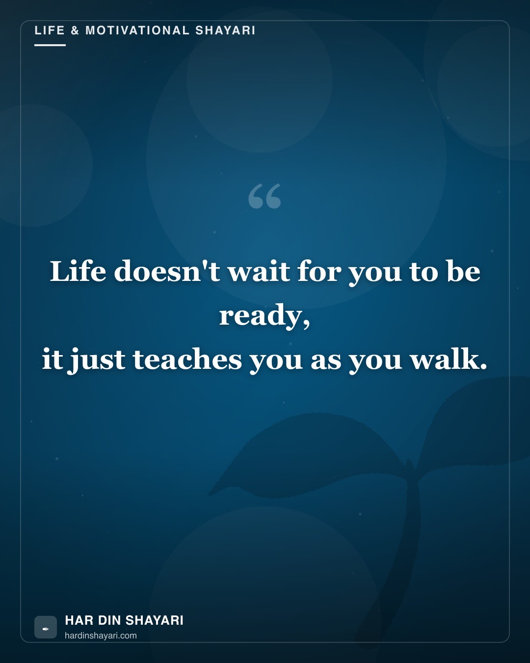 Life English Shayari