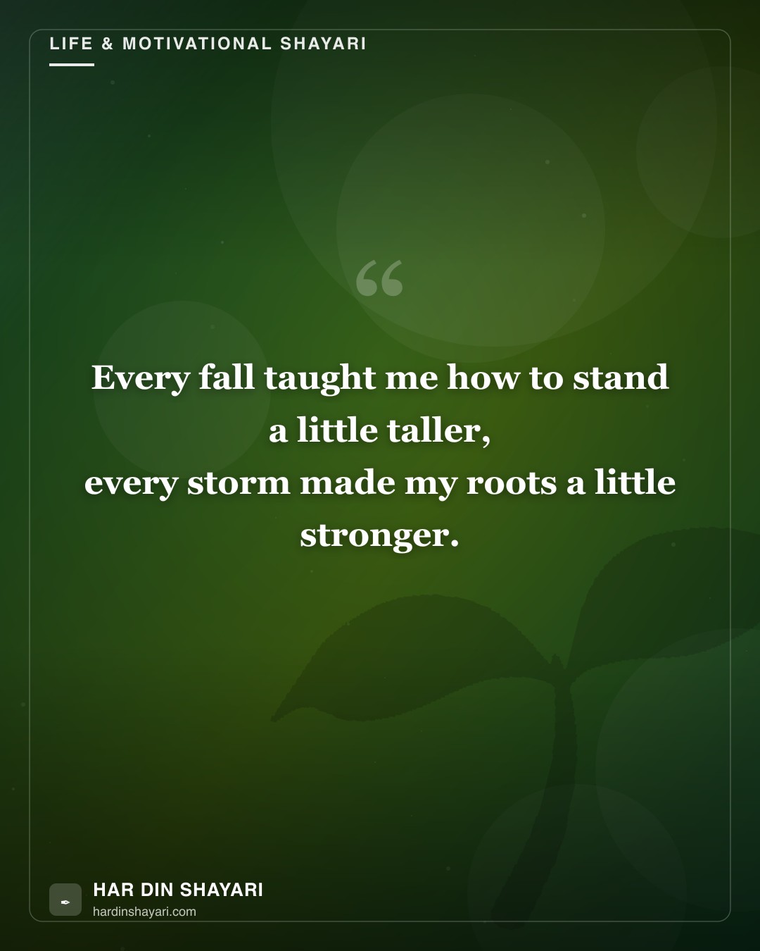 Life Shayari in English — Keep Walking