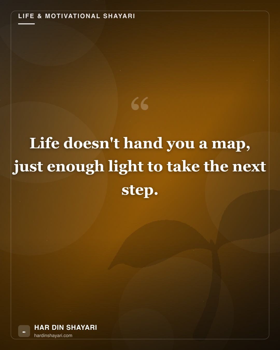 Shayari Life English — Short Reflections