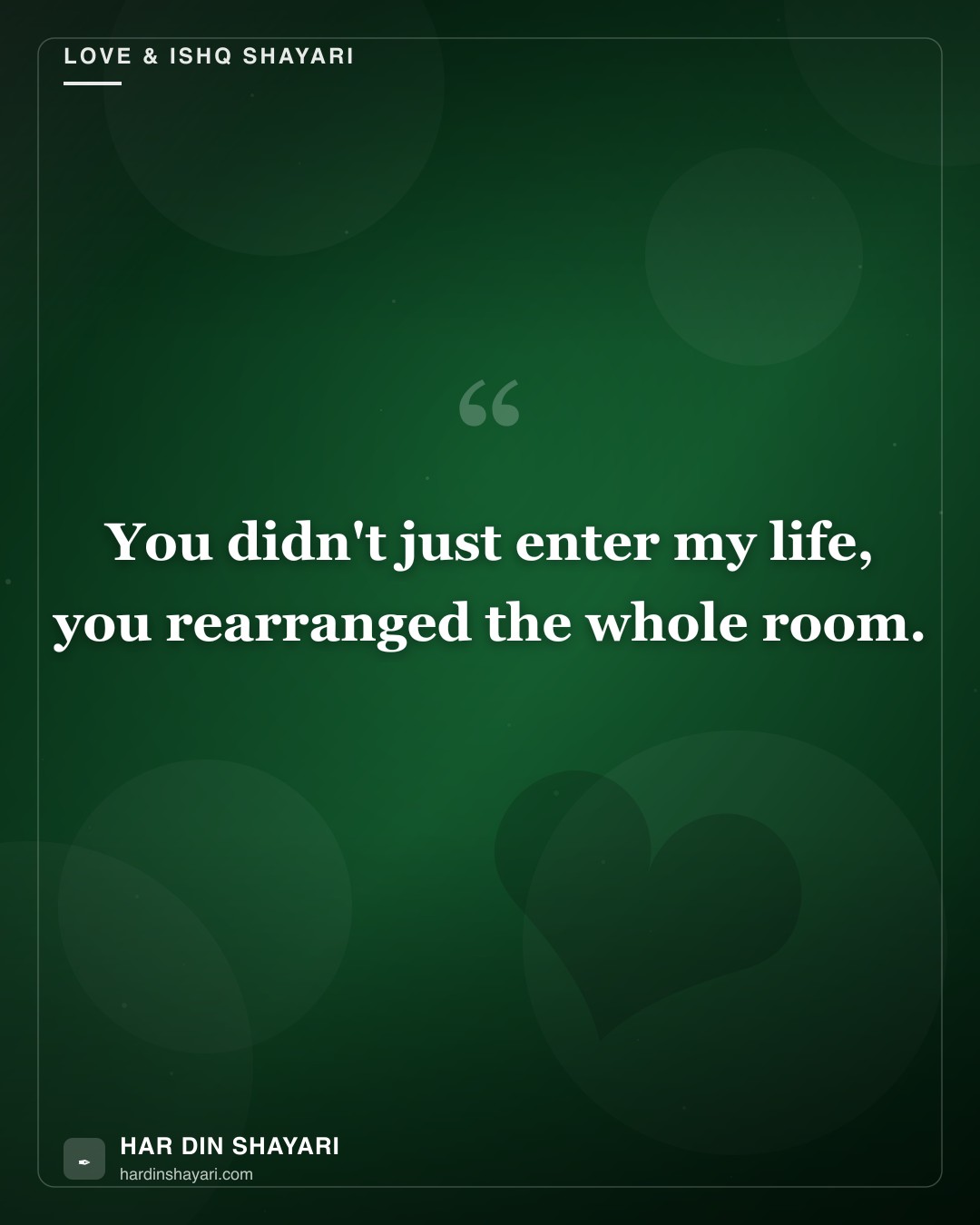 Short Love Shayari in English
