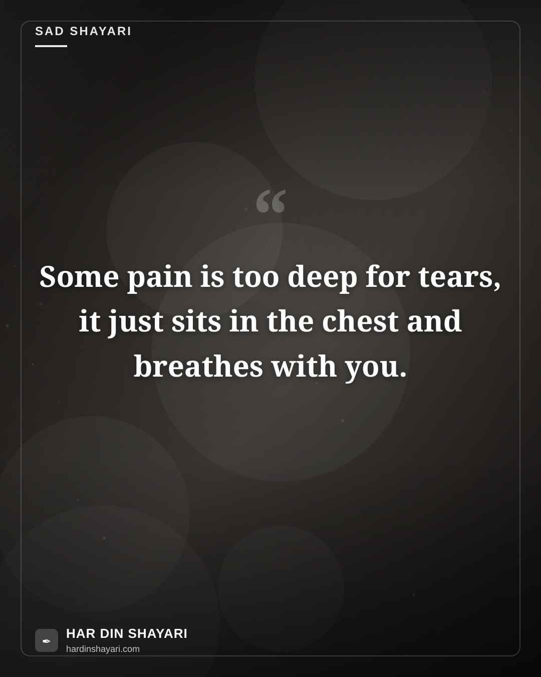 Dard Bhari Shayari English