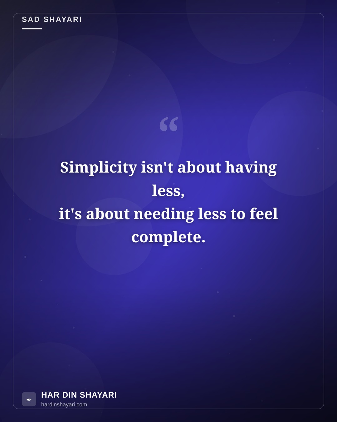 Sadgi Quotes in English