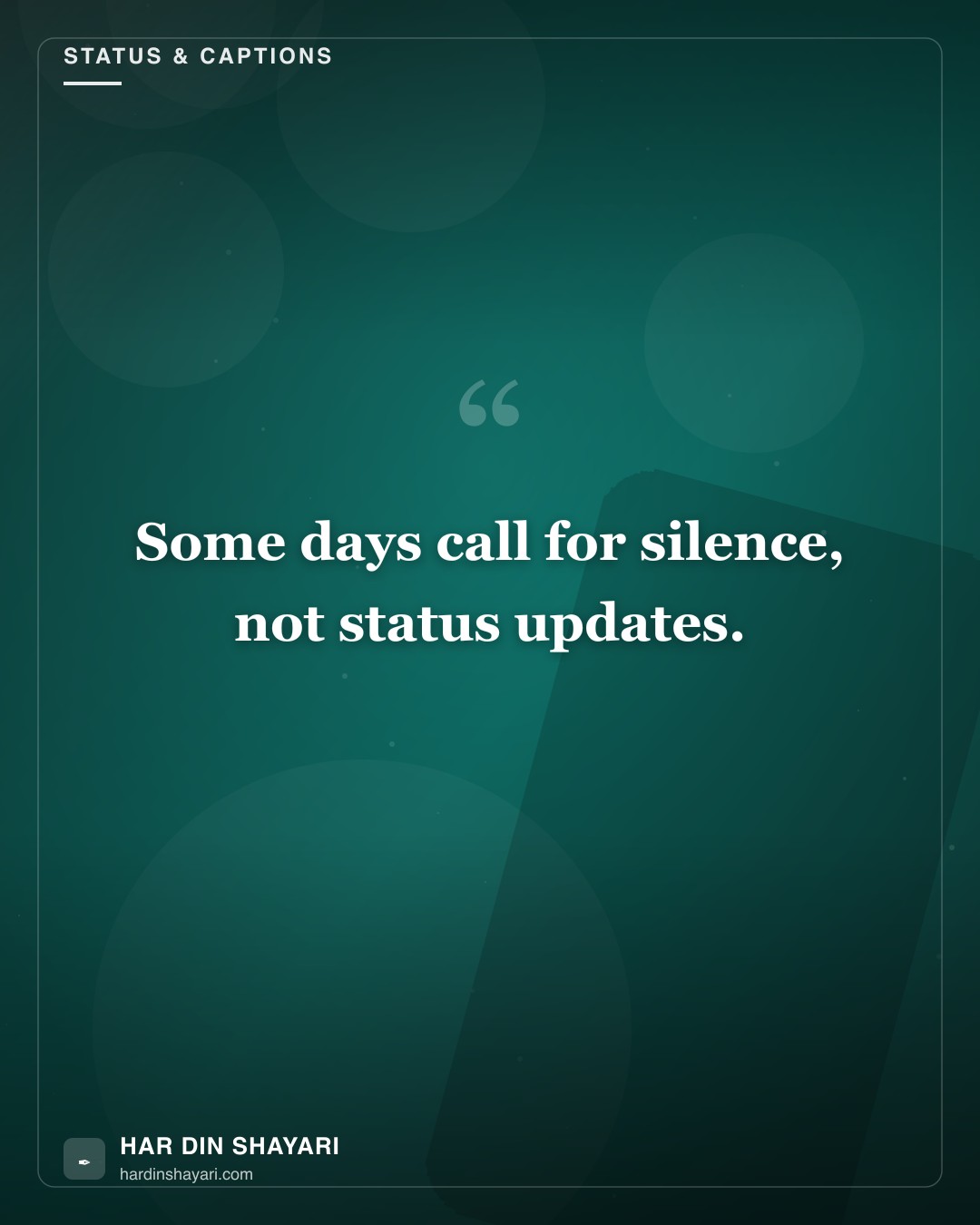 English Shayari Status